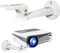2-Be-Best Adjustable Projector Wall Mount for Mini Projectors, Load 11 lbs, Length 7.9" with 1/4" Mounting Screw, White