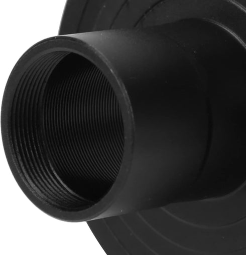 Zyyini Microscope Lens Adapter, Aluminium Alloy Black 23.2mm T-Mount for Nikon F-Mount SLR Camera, Biological Microscope