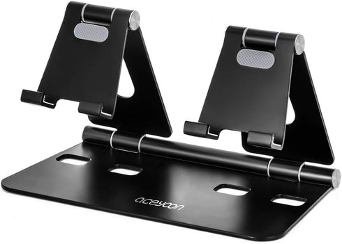 aceyoon Adjustable Tablet Stand, iPad/Cell Phone Holder for Desk, Aluminum Alloy Stand Holder