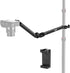 NEEWER Overhead Camera Mount Arm with Phone Clip, 22"/56cm 180°&360° Flexible Holding Arm for Desk Stand, Fits
