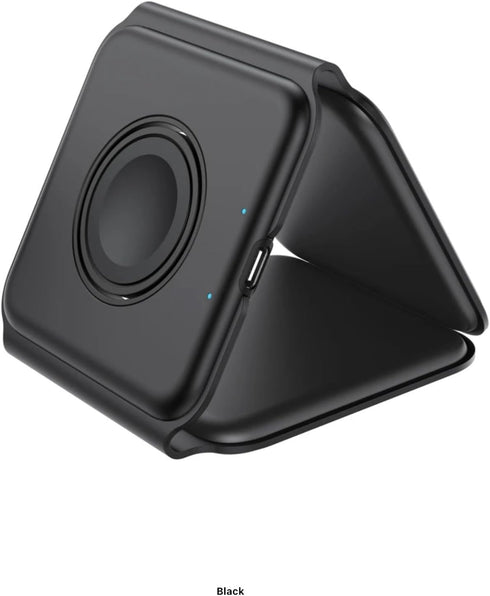 Magnetic Wireless Charging Station 3-in-1, Foldable, Magnetic Fast Charger for iPhone 15/14/13/12 Pro Max, Smart Watch