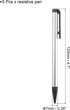 MECCANIXITY 5 Pack, Universal Resistive Touch Screen Pens - Silver