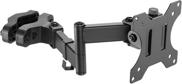WORLDLIFT Pole Mount Monitor Arm Easy Clamp-on VESA Mount for 17"-32" Screens Supports