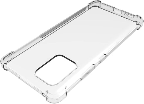 Samsung Galaxy S10 Lite Case - Clear TPU Four Corners Cover, Transparent Soft Funda for A91 & M80s