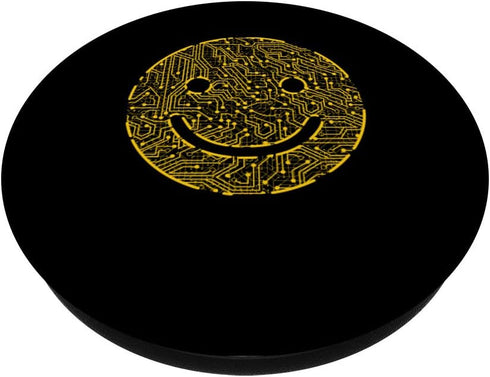 Positive Electric Circuit Smile Computer Science Programmer PopSockets Swappable PopGrip