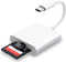 DERSUR USB C SD Card Reader for iPhone 15 16/iPad/MacBook/Mac,Type C Memory Trail