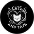 Funny Cats and Tats Tattoo Art Design PopSockets Swappable PopGrip