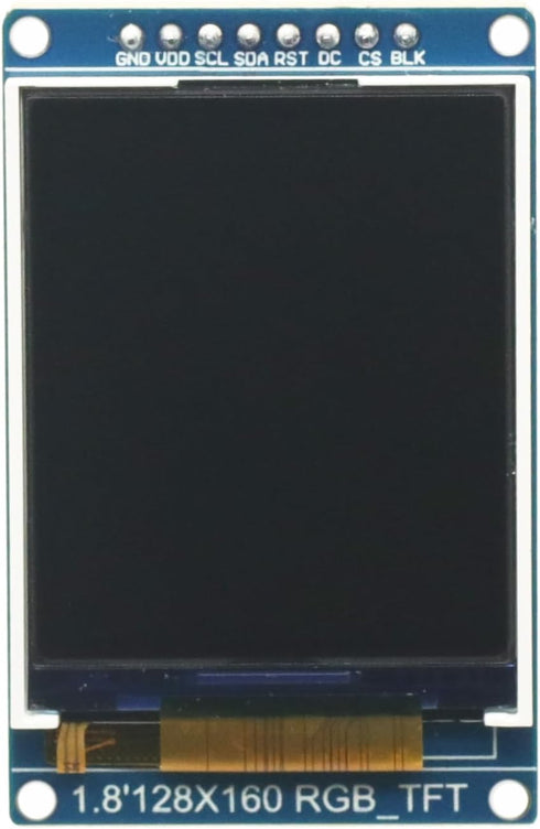 GODIYMODULES 1.8 inch 128x160 ST7735S 3.3V Full Color SPI Full Color TFT LCD Display Module Replace OLED Power Supply