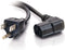 C2G 6FT Premium 90 Degree Replacement AC Power Cord - Durable Power Cable