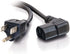 C2G 6FT Premium 90 Degree Replacement AC Power Cord - Durable Power Cable