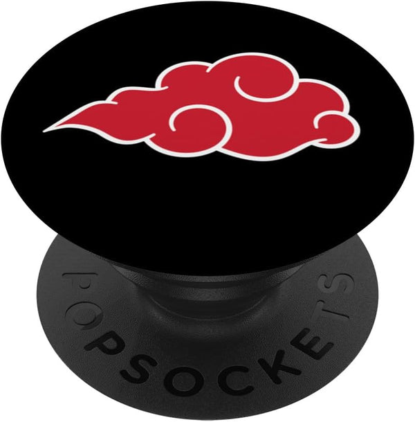 Red Cloud Anime Style Japanese Manga Comic Pattern PopSockets Standard PopGrip