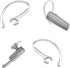 Replacement Ear Gel Tips & Loop Clip SML Spare Kit for M155 M165 M180 M55 M25 M90 Explorer 500 Headset Clamp, Gel Earbuds Eartips 6PCS & Earhooks Earloop 2PCS (Clear) Headsets Accessories