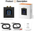1Mii Bluetooth Audio Receiver, 12hrs Playtime, Bluetooth 5.1 Adapter for Home Stereo Music Streaming System, Low
