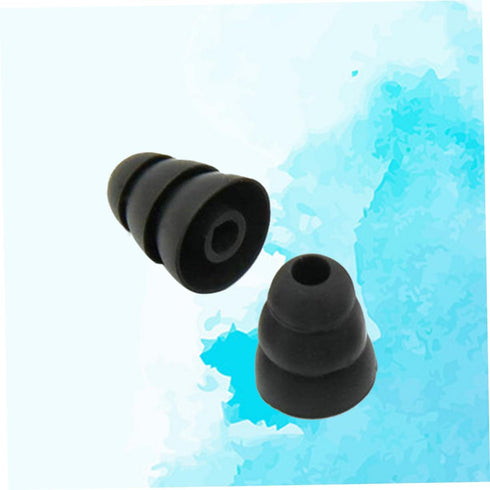 OSALADI 10 Pairs Noise Cancelling Earplugs, Silicone Ear Muffs, Multi-Layer Earbud Caps for Comfort and Protection