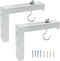 The Lord of the Tools Projector Screen L-Bracket Mounting Hanger Holder, Adjustable Extension with Hook for 20KG