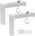 The Lord of the Tools Projector Screen L-Bracket Mounting Hanger Holder, Adjustable Extension with Hook for 20KG