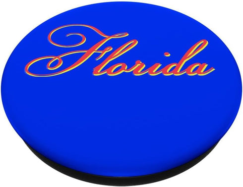 Florida-Sport Tourists Mementos: Orange-Red-Blue PopSockets Standard PopGrip