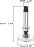 MECCANIXITY 12pcs Universal Replacement Stylus Pen Disc Fine Tips 7mm High Precision for 2 in 1 Capacitive Touch Screen