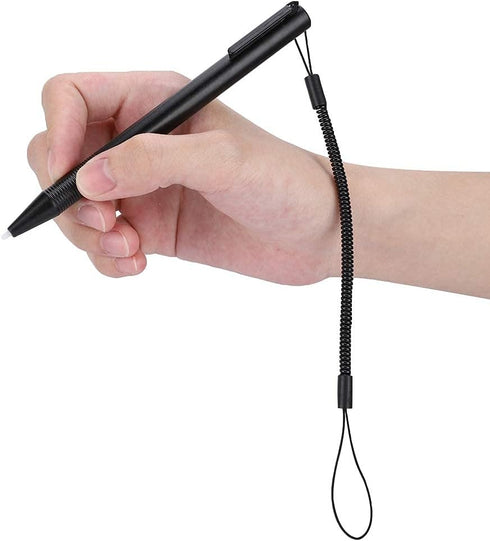 Portable Anti-Scratch Stylus, Resistance Wire Touch Screen Stylus Pen with Spring Rope for Resistive Mobile Phones
