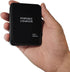 Battery Operated Phone Charger Emergency, USB Battery Powered Power Bank Portable 4 AA Batteries Outlet, Black
