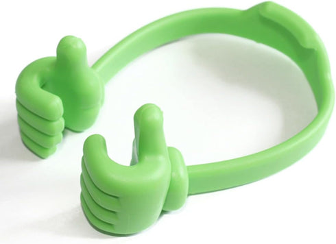 POPETPOP 2pcs Thumb Gesture Cell Phone Stands Adorable Smartphone Holders for Desk Use Portable Phone Supports Blue