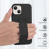 LAUDTEC Silicone Kickstand Case for iPhone 13, Vertical and Horizontal Stand, Soft Liquid Silicone, Black