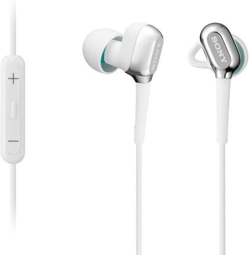 12 pcs (S) Small White Hybrid Replacement Set Earbuds, Eartips for Sony XBA, MDR, DR Series