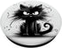 Funny Black Cat It's Fine I'm Fine Everything Is Fine PopSockets Swappable PopGrip