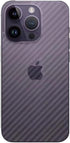 For iPhone 14 Pro Max Back Screen Protector 3D Carbon Fiber Ultra Thin Protective Film-2 packs-Transparent