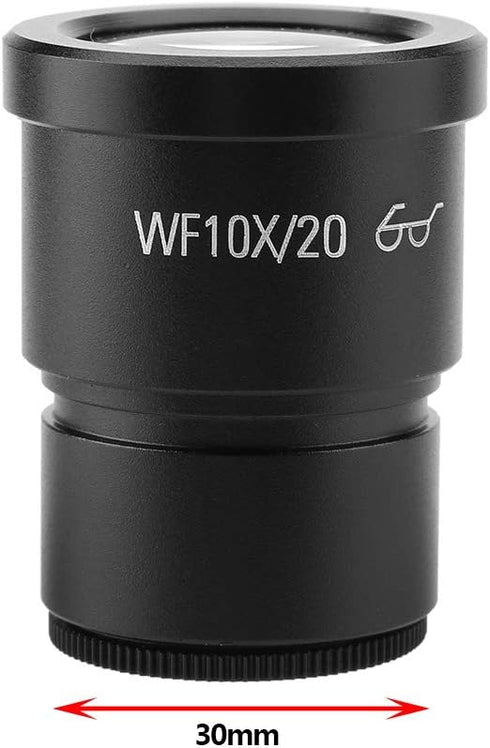 Microscope Lens 10X Telescope Accessories Eyepieces Wide Field Stereo Microscope Eyepieces Mounting Size 30mm