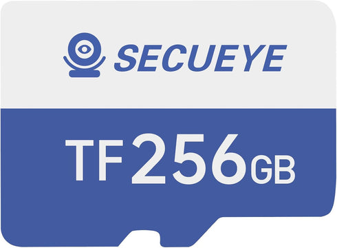JOYNANO 256GB 10 FAT32 24/7 (256GB) SECUEYE TF Memory Card Class High Speed Reading/Writing Recording for Security