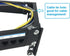 Jingchengmei 2U 19-inch Hinged Wall Mount Patch Panel Bracket for 19" Networking Equipment (JCM-HWMB2U)