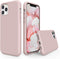 SURPHY iPhone 11 Pro Max Case, Thickened Liquid Silicone Phone Case with Microfiber Lining, Pink