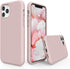 SURPHY iPhone 11 Pro Max Case, Thickened Liquid Silicone Phone Case with Microfiber Lining, Pink