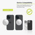 PureGear 16/15/14/13/12 Magnetic Selfie Mirror for Back Camera, Slim Cell Phone Convex Mirror, MagSafe Compatible