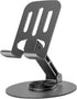 Lusosh Universal Metal Cell Phone Stand, Multi-Angel Adjustable 360 Rotation Non-Slip Metal Phone