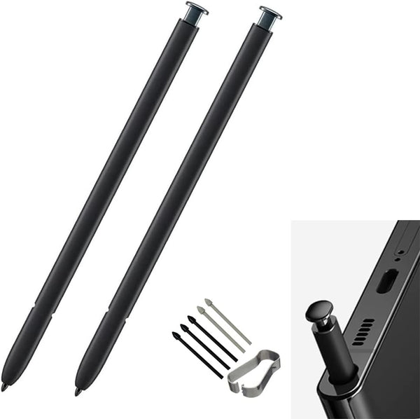 2PCS Galaxy S22 Ultra Replacement S Pen, Compatible with Samsung Galaxy S22 Ultra 5G Stylus Pen SM-S908U (Black)