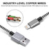 4-Pack Short iPhone Charger Cable 1FT, Braided Lightning to USB Fast Charger for iPhone 12 Pro Max/11/X/8/7/6S Plus,