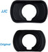 JJC EF-XTL Soft Silicone Eyecup for Fuji XT1 XT2 XT3 XT4 GFX-50S GFX100 X-H1, Compatible with Fujifilm