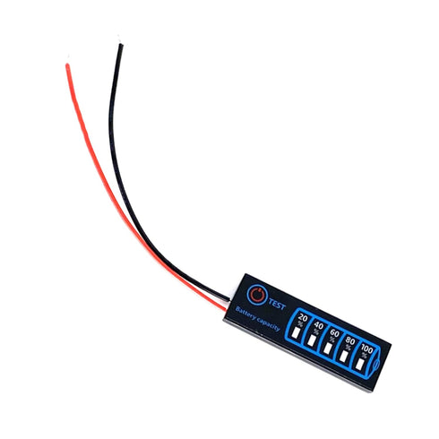 5PCS 2S-8S DC5-30V Lithium Battery Charge LED Display Tester, Capacity Test Power Level Indicator Board