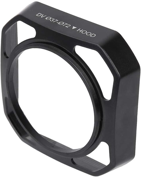 Camera Lens Hoods Set - 72mm Lens Hood, 37mm / 72mm DV Camera Lens Hood, Sun Shade, Reduces Lens Glare, Blocks Excess