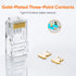 CableCreation Cat6 RJ45 Connectors, 100-PACK Cat6 RJ45 Ends, Ethernet Cable Crimp Connectors for Solid Wire