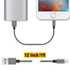 4-Pack Short iPhone Charger Cable 1FT, Braided Lightning to USB Fast Charger for iPhone 12 Pro Max/11/X/8/7/6S Plus,