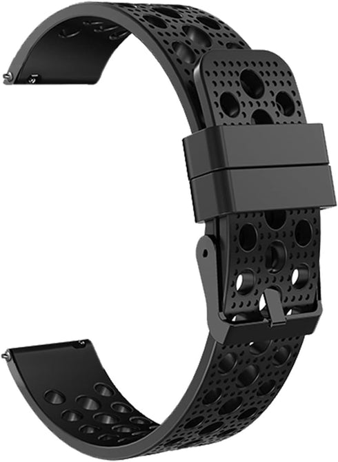 Lamshaw 22mm Soft Silicone Magnetic Buckle Sport Replacement Straps for KACLUT Smart Watch/EIGIIS K57 Pro 1.96