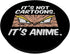 Not Cartoons Its Anime Funny Japanese Manga Lover Otaku Gift PopSockets Standard PopGrip