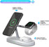 5 in 1 Magnetic Wireless Charging Stand, 15W Fast Mag-Safe Charging Station for iPhone 15/14/13/12, iWatch, Airpods