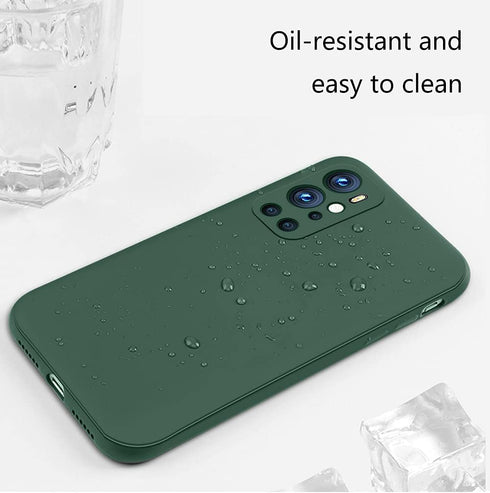 Bastmei Case for OnePlus 9 Pro 5G (2021), Non-Slip Matte Finish Cover with Soft TPU Protection (Green)