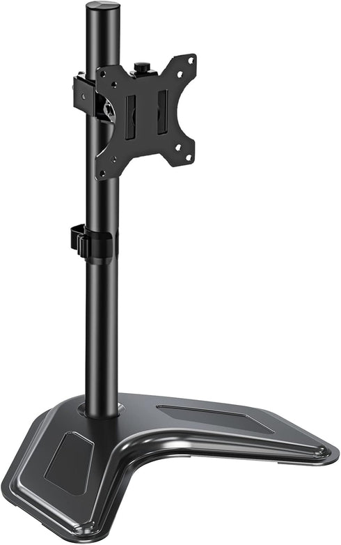 MOUNT PRO Single Monitor Stands Fits 13-32 inch/17.6 lbs Screen, Free-Standing Computer Monitor Mount