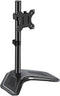 MOUNT PRO Single Monitor Stands Fits 13-32 inch/17.6 lbs Screen, Free-Standing Computer Monitor Mount