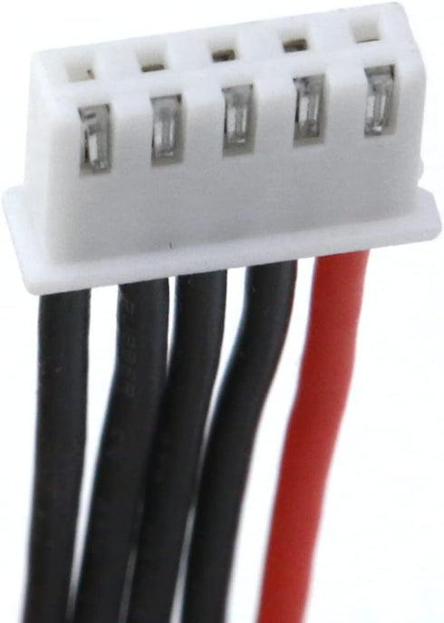 Antrader 4S Battery Balance Charger Silicone Wire Extension Cable for Li-Po Batteries, 14.8V, 5pcs, 3.9-inch